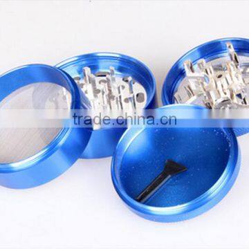 2.5" 4 layer Tobacco Pollen Herb Grind zinc alloy herb Grinder 63mm 4 piece herb grinder zinc alloy herb grinder