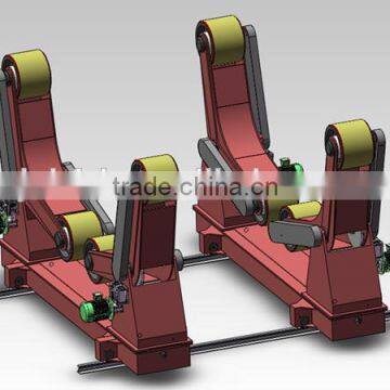 SELF-ADJUSTABLE W ELDING ROTATOR FOR IRREGULAR SHAPED CYLINDER TANK