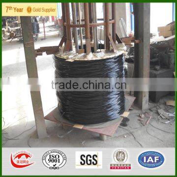 BWG 9 Q195 PVC coated wire with green color big roll PVC wire