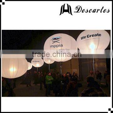 hot sale tripod LED balloon, Standing LED light ball for advertising