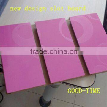 1220*2440mm new design melamine slot board