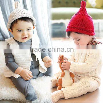 MZ3065 New Warm Winter Baby Girls Boys Kids Hats Knitted Wool Caps head protector