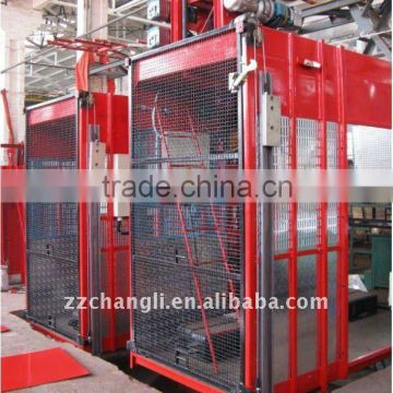 CE Approved SC200/200 Double cages buliding construction elevator