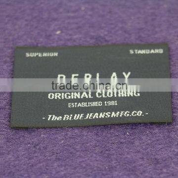 Customized Garment Brand Woven Label/Neck Label/Main Label For Clothing photo-4