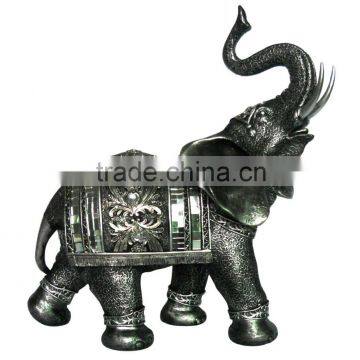 Polyresin figurines of elephant for home decoration