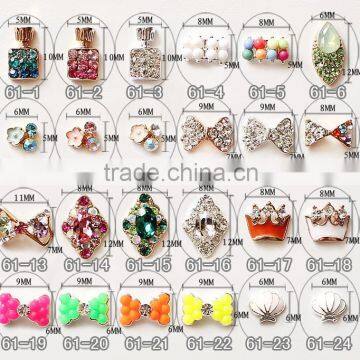 China Professional Nail Supplies brand new rhinestones heart nail art