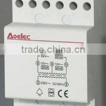 AUBT2 low voltage Din Rail Modular Bell Transformer Door