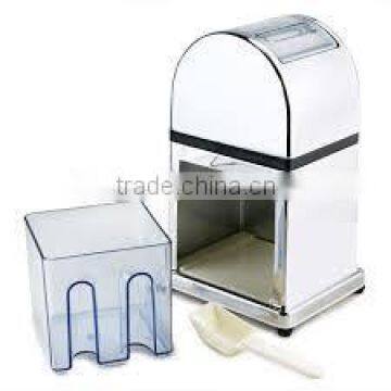 zinc alloy manual ice crusher with chrome