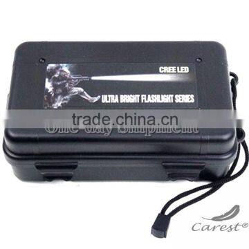 Custom Waterproof Anti Fall Plastic Storage Box For Flashlight Light Torch Lamp Battery Charger Case Holder photo-2