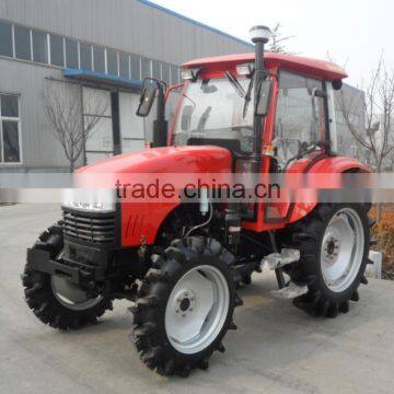 2016 Hot selling DQ404 40HP 4WD Rice paddy filed Agricultural Tractor with Cain