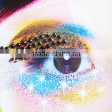 Custom Eye Rock bling temporary acrylic rhinestone eyeshadow stickers makeup crystal eyelids sticker eyes tattoo factory