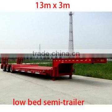 semi -trailer low boy trailers low loader low bed float