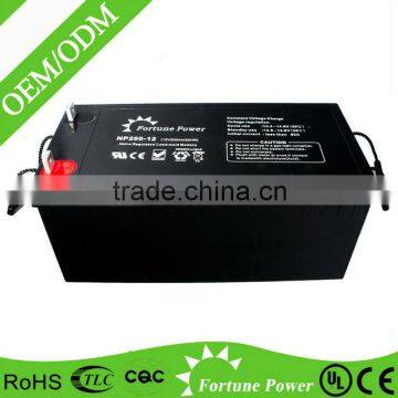 Hot sale item 12v 200ah deep cycle battery use in solar