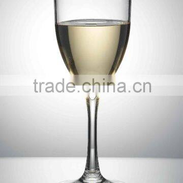 Wholesale Premium Plastic Polycarbonate Vino Blanco 250mL Wine Glass