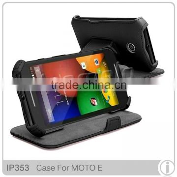 phone accessories case for Motorola MOTO E wholesale pu leather case