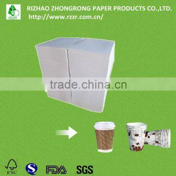 Food grade170-350gsm pe coated paper for cups