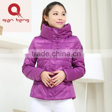 2015 suzhou garment factory manufactory black purple yellow ladies jacket