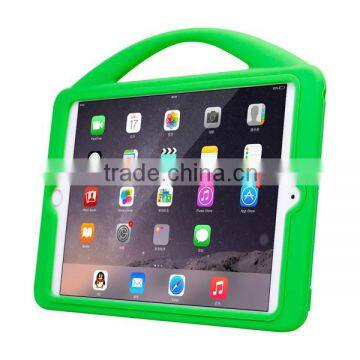 2016 New China Wholesale Sun Flower Cute Kids Proof Shock Absorber Silicone Tablet Bumper Case Cover With Stand / Handle photo-3