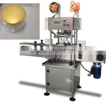 HDPE jar heat cutting roll film and sealing machine without cover