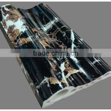 new decoration material artificial stone PVC marble lines