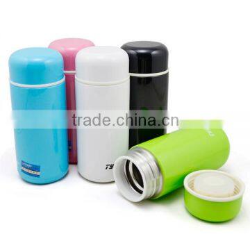 200ML stainless steel 18/8 double wall small thermos flask