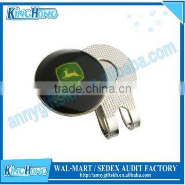 Hot sale nickel plating enamel golf hat clip