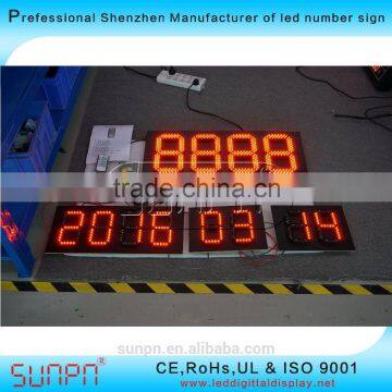 Shenzhen led countdown sign led countdown day and date