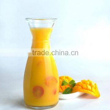 350ml clear glass art decto beverage bottle