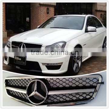 C63 W204 high quality with competitive price grille for BENZ C-CLASS style