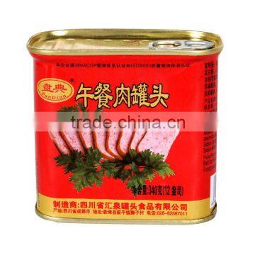 340g Canned Pork Luncheon Meat,Good taste 340g canned luncheon meat