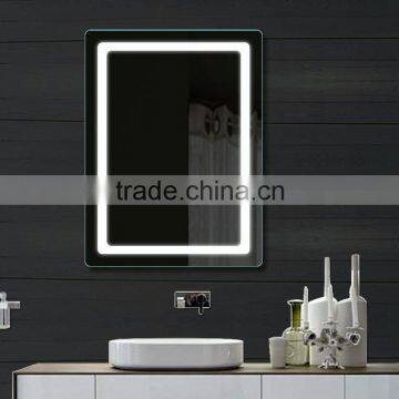 Hotel project illuminated bathroom mirror ,Modern bathroom led lighted miror