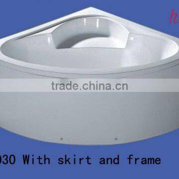 corner bathtub,apron bathtub,dimond acrylic bathtub(TB-B030)