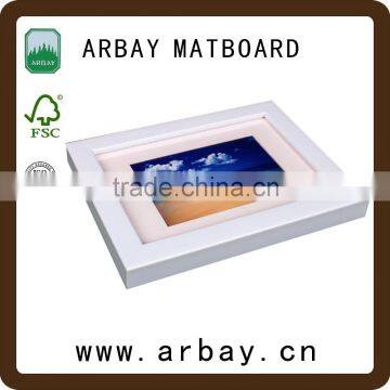 hot sale high grade and any color holy nature photos/cardboard /picture frame 5x7 matboard