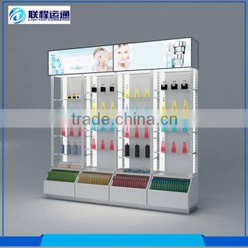 Modern Chinese wall mounted modern glass display cabinet