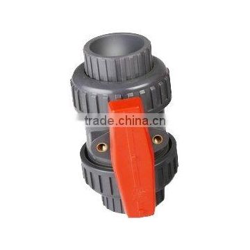 PVC True Union Ball Valve for Actuator