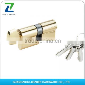 normal computer brass handle length 60mm electric master euro profile keys door handles round high security cylinder lock