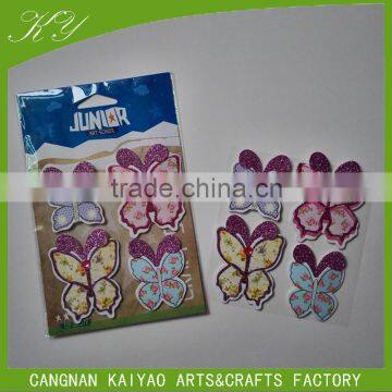 custom 3d handmade chipboard sticker paper sticker for kids