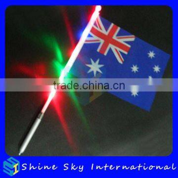 Popular Cheering Prop Flag/National Day Carnival Led Flag with Multicolors Flashing Manufacturer