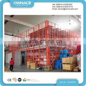 Super Capacity Multi-tier Hevay Duty Warehouse Racing Mezzanine