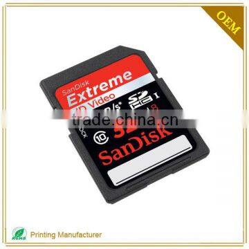 Wholesale High Quality Custom SD Card Sticker Adhesive Sticker