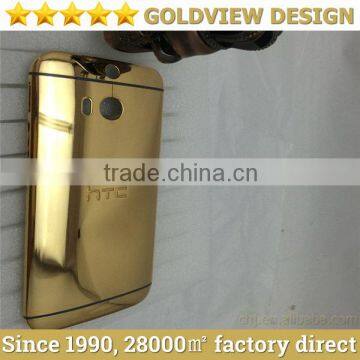 for HTC one M8 24ct gold edition , for HTC one M8 gold plated housing