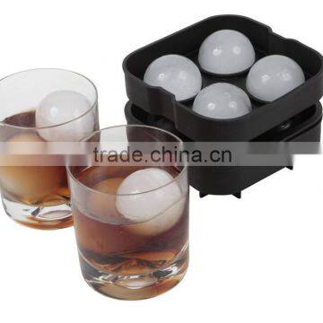 Food Grade Silicone Ice Ball Mold 6 Cavities Ice Cube Tray photo-2