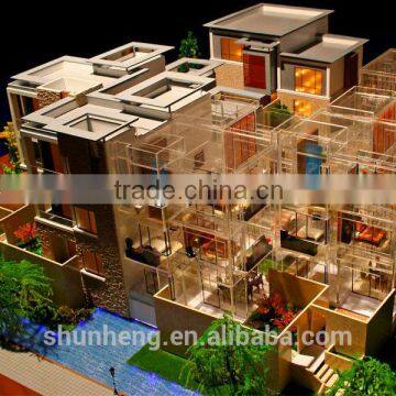 3D Maquette Plastic Villa Miniature Architectural Model Maker