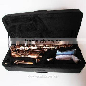 Professional Woodwind Musical Instrument Alto Saxophone With Antique Surface Finish Wholesale photo-6