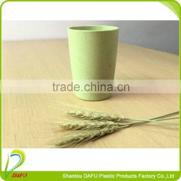 2016 Wholesale wheat straw biodegradable colorful cup for tooth mug