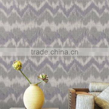 factory embossed ripple style vinyl wallpaper for hotel