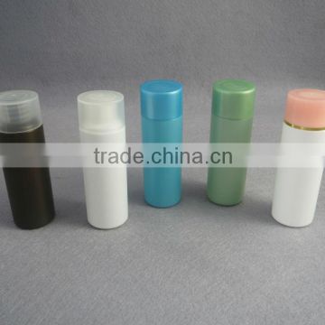 colorful sample sack plastic cosmetic bottle