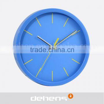 DEHENG 12 inch color plastic clock for promoption