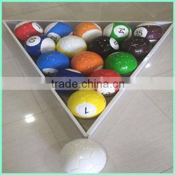 Amazing Top Quality PVC cheap Billiard Soccer Ball Full Set for snookball game