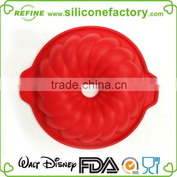 Durable 100% food grade savarin shaped silicone bake mould